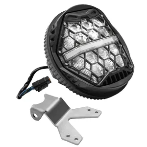 Faro LED Killer Custom 5.75 pulgadas con patrón Honeycomb y luz blanca