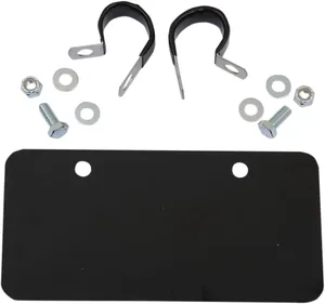 Number plate holder - MUD plate holder black