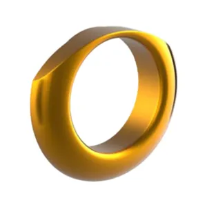 Anillo de admisión de aire 'Good Guys 3' de Rick's Motorcycles. Dorado