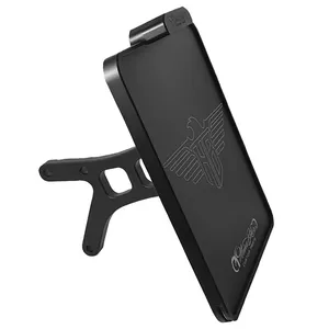 Soporte de matrícula lateral HeinzBikes. Negro