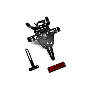 Soporte de matrícula Zieger Pro negro