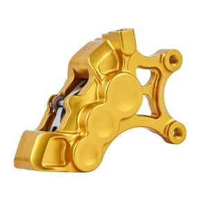 Arlen Ness, pinza de freno de orificio diferencial 6P R/D. Dorado