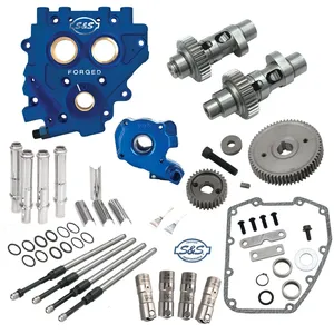 S&S, kit completo de cárter de levas con transmisión por engranajes y levas 585GE