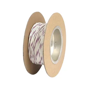 NAMZ, cable en carrete. Calibre 18, 100 pies. Blanco/Violeta