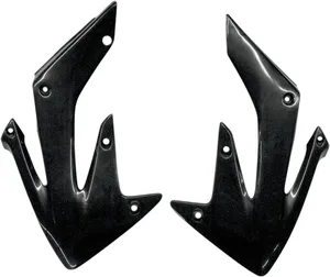 Cubiertas de radiador de repuesto - Cubreradiadores Honda CRF250R/X negro