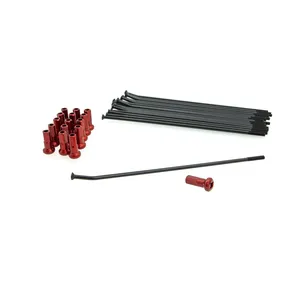 Kit de radios de rueda y tuercas de fijación metálicas de recambio