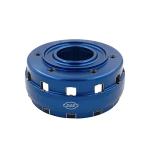 Kit de cesta de embrague S&S en aluminio mecanizado para motor Milwaukee Eight