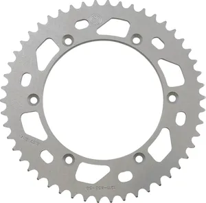 Piñón trasero de aluminio - 50 dientes plateado