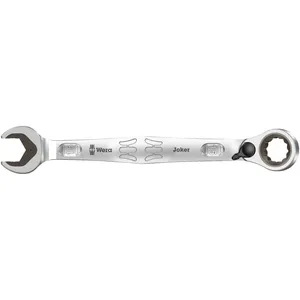 Llave de carraca Wera Joker con interruptor, boca abierta/cerrada - Métrica 15