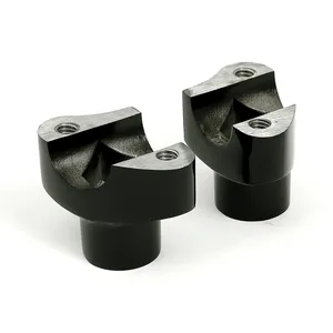 Riser estilo OEM, sin rosca. Elevación de 1-3/4". Negro