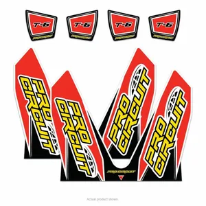 Exhaust stickers - T-6 double logo decal kit