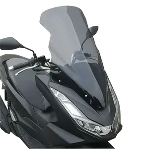 Parabrisas transparente para motocicleta