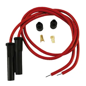 Taylor, kit de cables de bujía universales Pro Comp de 8 mm. Rojo