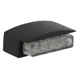 Luz de matrícula Mini LED, carcasa negra