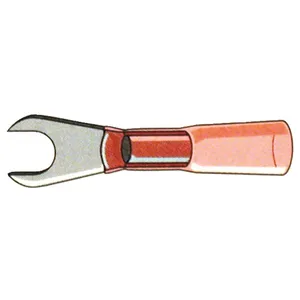 Standard Co, conectores de terminal de pala #6. Rojo