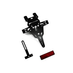 Soporte de matrícula Zieger Pro negro