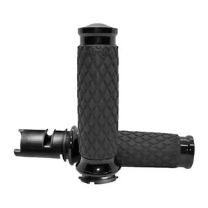 Juego de empuñaduras Avon, Diamond Contour Air SS. Abombadas. Negro