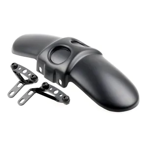 Cult-Werk, guardabarros delantero FXBB 'Bobber'. Negro mate