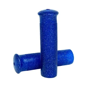 Empuñaduras Anderson de 7/8" con purpurina azul