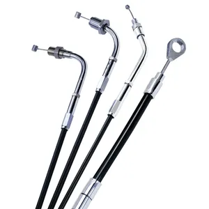 Cable de acelerador (tracción) Barnett. Negro. +6"