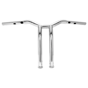 Burly, Dominator raked T-bar de 1-1/4", 14" de elevación. Cromado