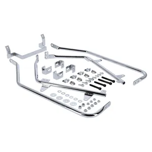 Kit de montaje para bolsa trasera de tipo bagger Cycle Visions, cromo