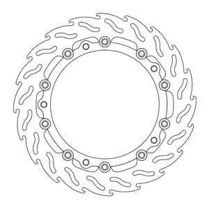 Rotor de freno flotante serie Flame de Moto-Master