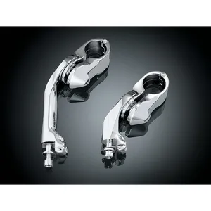 Kuryakyn, soportes para estriberas de crucero Tour-tech. cortos. Cromo