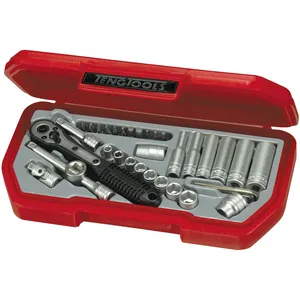 Teng Tools, juego de llaves de vaso de 1/4". US 35pc