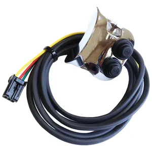 Leyenda, conjunto de interruptor de control de manubrio. Cromado