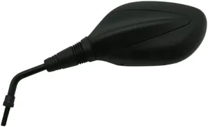 Espejo retrovisor universal con marca E montado en manillar de motocicleta