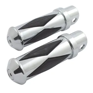Estriberas de diamante, diámetro grande. montaje hembra. Cromo