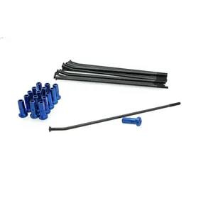 Kit de radios y tuercas de rueda de recambio para motocicleta