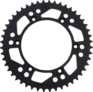 Piñón trasero de aluminio - Corona trasera 48 dientes negro
