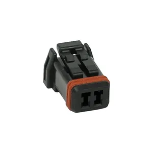 NAMZ, conector Deutsch MX-1900. Negro, enchufe, 2 pines