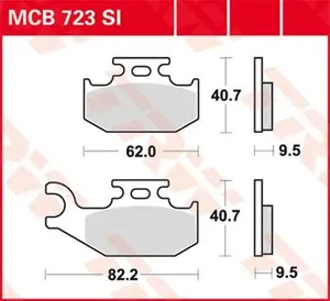 Pastillas de Freno Off-Road Sinterizadas Serie SI - SI sinter