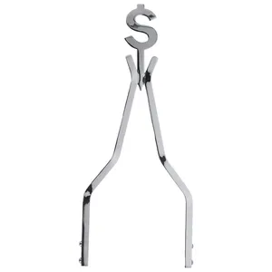 Barra trasera Moneytube de Cycle Visions de 18", cromada