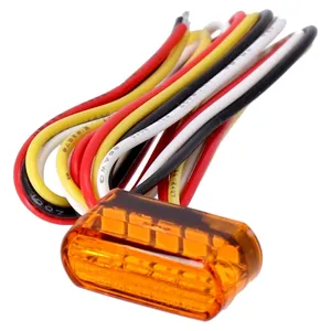 Luz LED Fastline, luz trasera con intermitente. Lente ámbar