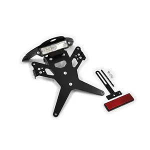 Soporte de matrícula Zieger X-Line negro