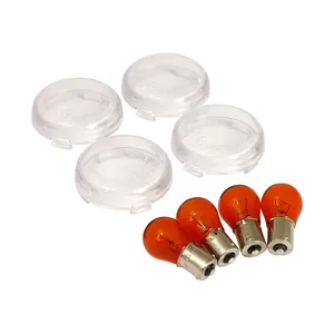 Kit de lentes para intermitente tipo bala, transparente