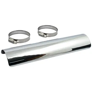 Protector térmico universal liso de 10" cromado