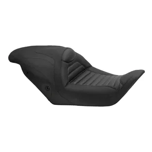 Asiento Mustang deluxe tripper Fastback Tuck-n-Roll negro