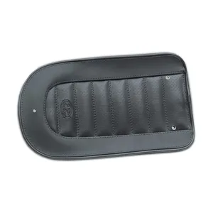Guardabarros trasero Mustang, bib. Liso con bordes trenzados