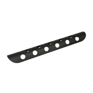 Protector térmico universal con agujeros de bala, 14" de largo, negro
