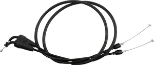 Cable de acelerador de vinilo negro