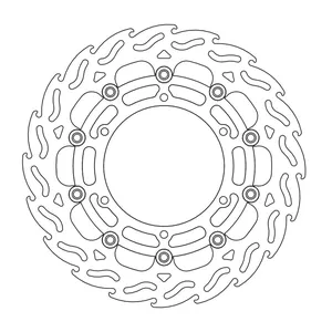 Rotor de freno flotante serie Flame de Moto-Master