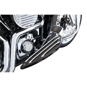 Arlen Ness, estribos para conductor 83-17 Deep Cut. Negro