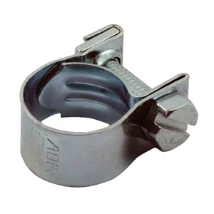 Abrazaderas de manguera Aba, 12mm para manguera de 1/4". Galvanizadas