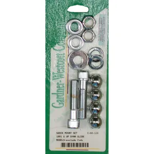 Kit de montaje de amortiguador, cromado <span style="color: red;font-size: 0,5em">- PEDIDO ESPECIAL -</span>