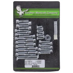 Kit de montaje de tapa lateral Big Twin, cromo allen